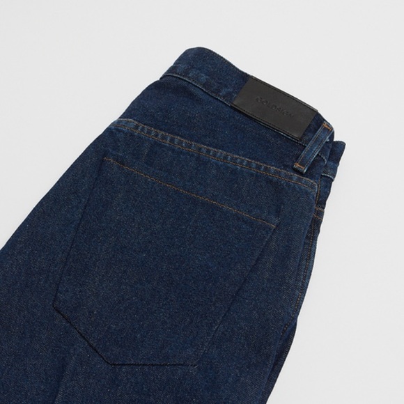 NWT GOLDSIGN The A Jean High Rise Denim Burn 24 - Picture 8 of 12